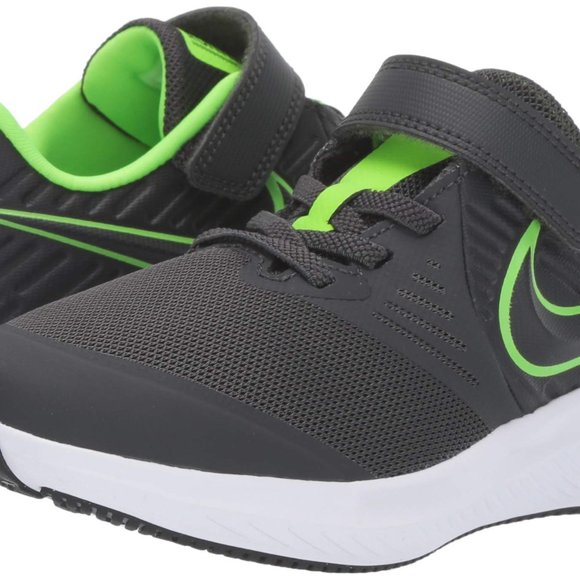 NEW! Nike Kid's Star Runner 2 PSV Anthracite/Electric Green Shoes BIG KID 3Y - Picture 8 of 8